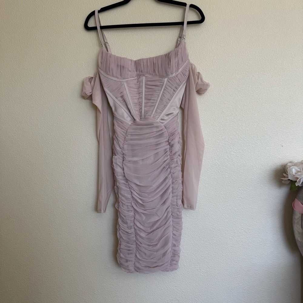 House of CB 'Freyja' Crystal Gathered Corset Dress NWOT size XS - Picture 9 of 14